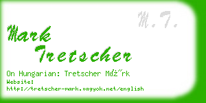 mark tretscher business card